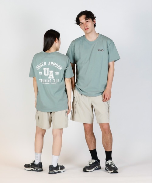 UNDER ARMOUR(アンダーアーマー)の「UAヘビーウエイト パッチ ショートスリーブ Tシャツ(ライフスタイル/メンズ)(Tシャツ/カットソー・メンズ・カーキ系・M/2XL/L/XL/S/3XL/5XL)」の3枚目の写真