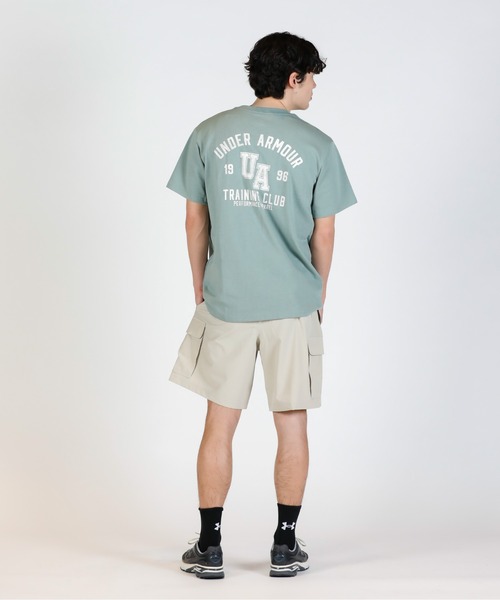 UNDER ARMOUR(アンダーアーマー)の「UAヘビーウエイト パッチ ショートスリーブ Tシャツ(ライフスタイル/メンズ)(Tシャツ/カットソー・メンズ・カーキ系・M/2XL/L/XL/S/3XL/5XL)」の8枚目の写真