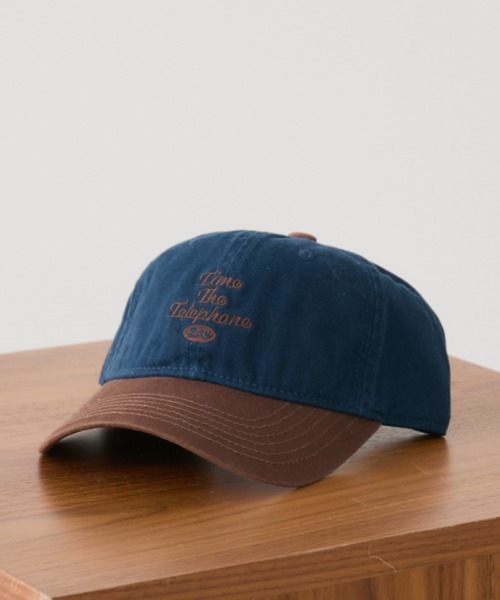 Auntie Rosa Holiday（アンティローザホリデー）の「バイカラーロゴ刺繍キャップ（キャップ・レディース・ネイビー/ブラウン/アイボリー・FREE）」の17枚目の写真