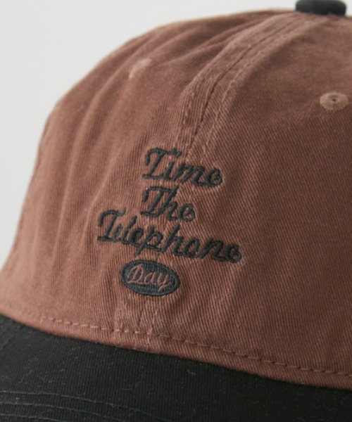 Auntie Rosa Holiday（アンティローザホリデー）の「バイカラーロゴ刺繍キャップ（キャップ・レディース・ネイビー/ブラウン/アイボリー・FREE）」の12枚目の写真