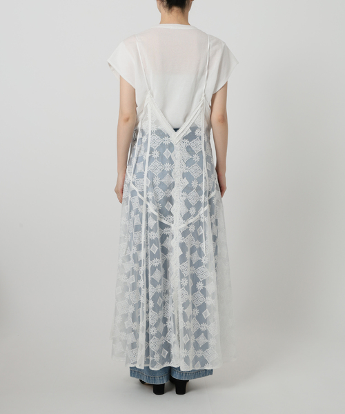 IENA LA BOUCLE(イエナラブークル)の「IENA LA BOUCLE チュールキャミワンピース(ワンピース・レディース・ホワイト・FREE)」の20枚目の写真