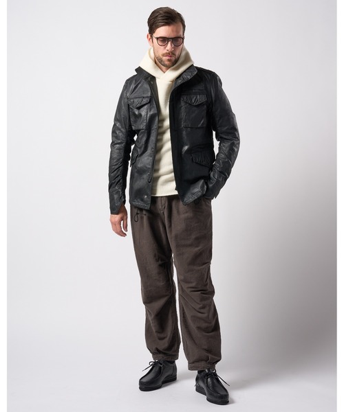 wjk（ダヴルジェイケイ）の「vintage 2-tuck easy trousers（その他パンツ・メンズ・ダークオリーブ/ダークグレー・SMALL/MEDIUM/LARGE/X-LARGE）」の22枚目の写真