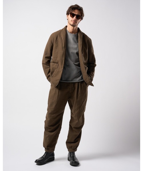 wjk（ダヴルジェイケイ）の「vintage 2-tuck easy trousers（その他パンツ・メンズ・ダークオリーブ/ダークグレー・SMALL/MEDIUM/LARGE/X-LARGE）」の20枚目の写真