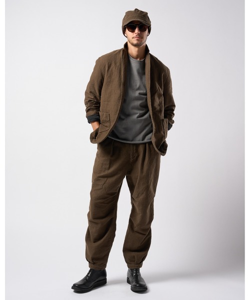 wjk（ダヴルジェイケイ）の「vintage 2-tuck easy trousers（その他パンツ・メンズ・ダークオリーブ/ダークグレー・SMALL/MEDIUM/LARGE/X-LARGE）」の19枚目の写真