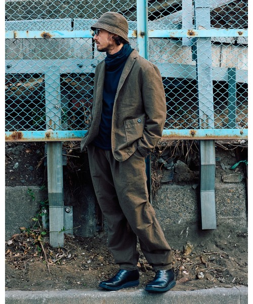 wjk（ダヴルジェイケイ）の「vintage 2-tuck easy trousers（その他パンツ・メンズ・ダークオリーブ/ダークグレー・SMALL/MEDIUM/LARGE/X-LARGE）」の15枚目の写真