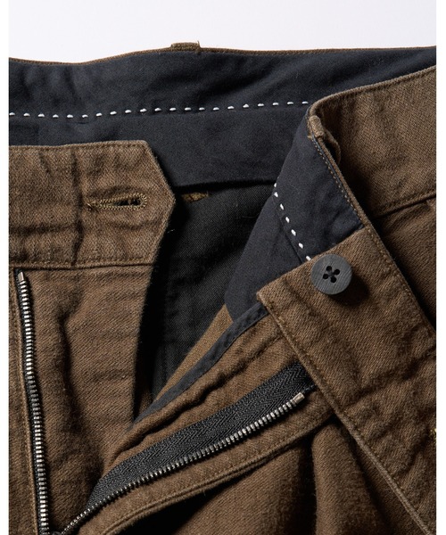 wjk（ダヴルジェイケイ）の「vintage 2-tuck easy trousers（その他パンツ・メンズ・ダークオリーブ/ダークグレー・SMALL/MEDIUM/LARGE/X-LARGE）」の10枚目の写真