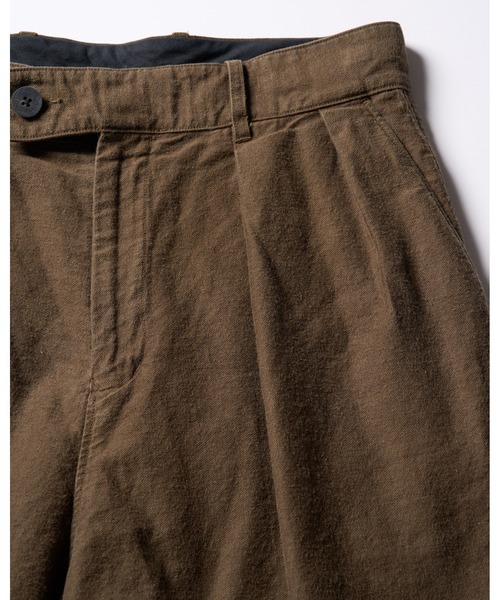 wjk（ダヴルジェイケイ）の「vintage 2-tuck easy trousers（その他パンツ・メンズ・ダークオリーブ/ダークグレー・SMALL/MEDIUM/LARGE/X-LARGE）」の8枚目の写真