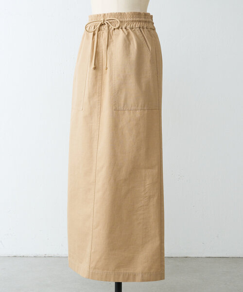 BEARDSLEY（ビアズリー）の「ハイウエストカーゴスカート（スカート・レディース・カーキ/ベージュ・FREE）」の19枚目の写真