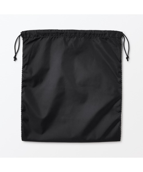 ポリエステルメッシュ巾着 ダブルタイプ M 約27×30×12cm