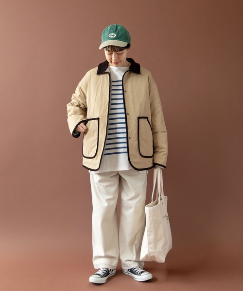 PAR ICI（パーリッシィ）の「パネルボーダー ボートネックプルオーバー（Tシャツ/カットソー・レディース・ブルー/レッド・FREE）」の14枚目の写真