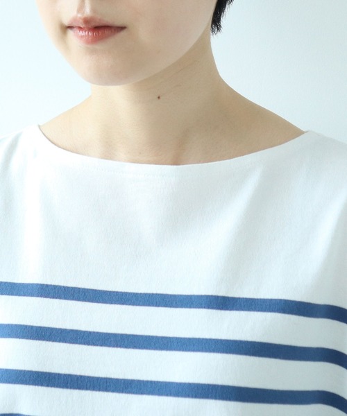 PAR ICI（パーリッシィ）の「パネルボーダー ボートネックプルオーバー（Tシャツ/カットソー・レディース・ブルー/レッド・FREE）」の20枚目の写真