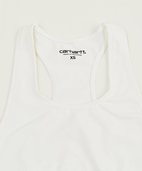 タンクトップ ノースリーブ 「Carhartt WIP」W' SCRIPT RACER TANK レディース Carhartt WIP】W' SCRIPT RACER TANK（タンクトップ）｜Carhartt