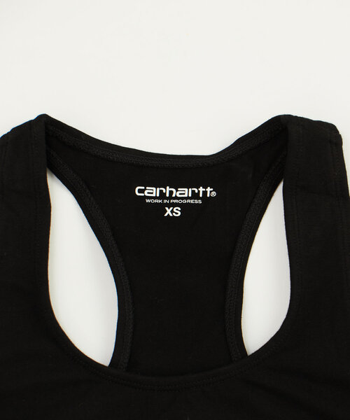 タンクトップ ノースリーブ 「Carhartt WIP」W' SCRIPT RACER TANK レディース Carhartt WIP】W' SCRIPT RACER TANK（タンクトップ）｜Carhartt