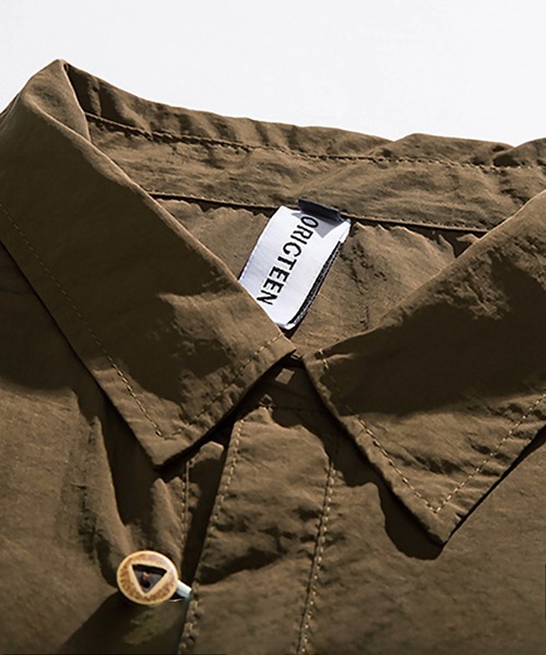 SBG（エスビー）の「SBG ドロストカジュアルシャツ（シャツ/ブラウス・メンズ・ブラウン/ネイビー・MEDIUM/LARGE）」の17枚目の写真