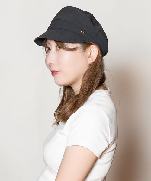 CA4LA カシラ マリン チュールキャスケット 千鳥柄 匿名配送 帽子