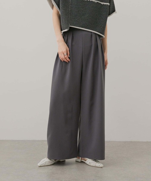 ETHOSENS（エトセンス）イージーワイドスラックスパンツ 2021SS ETHOSENS(エトセンス),パンツ 通販 取り扱い-CONCRETE RIVER