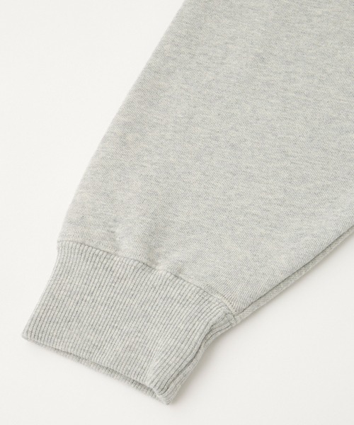 X-girl（エックスガール）の「CIRCLE LOGO AND FACE ZIP UP SWEAT HOODIE（パーカー・レディース・アッシュ/ブラック/バーガンディー・S/M）」の12枚目の写真