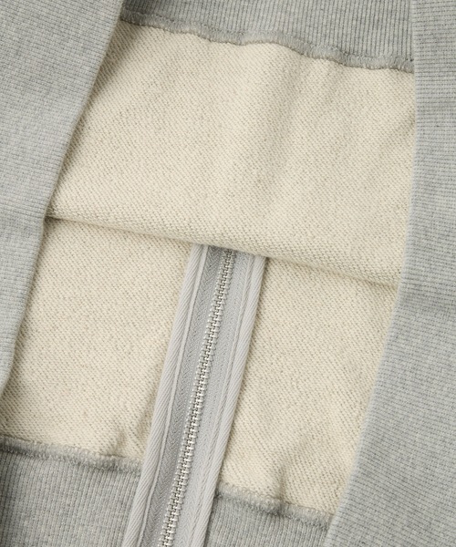 X-girl（エックスガール）の「CIRCLE LOGO AND FACE ZIP UP SWEAT HOODIE（パーカー・レディース・アッシュ/ブラック/バーガンディー・S/M）」の14枚目の写真