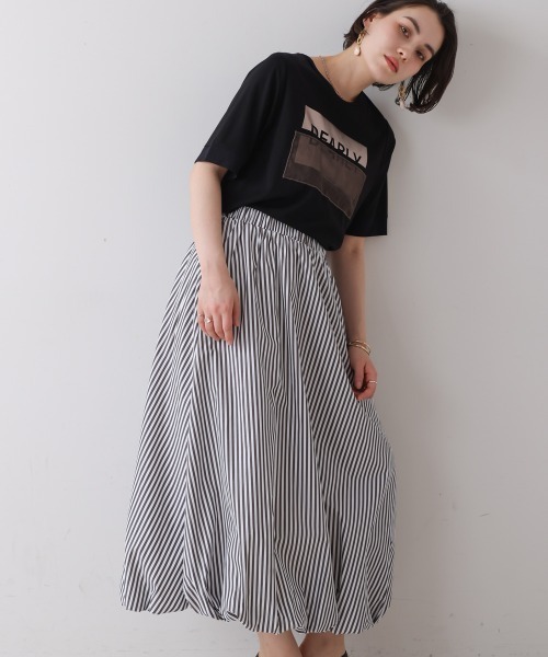 Bou Jeloud(ブージュルード)の「ソフトバルーンスカート(スカート・レディース・A/ブラック・38)」の2枚目の写真