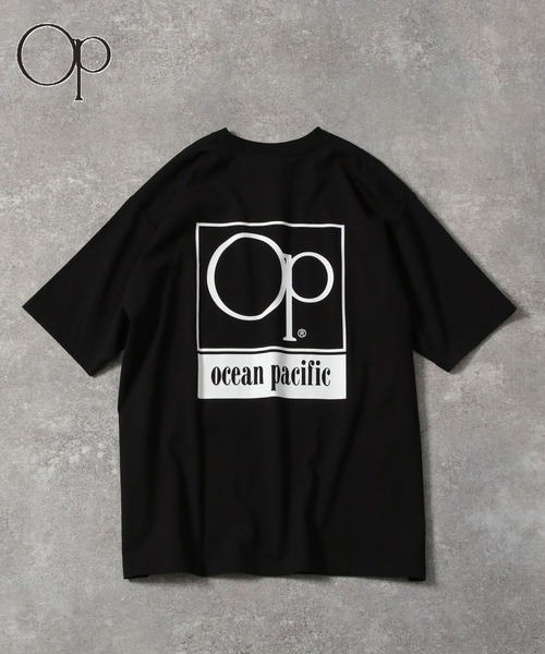 Ocean Pacific（オーシャンパシフィック）の「【Ocean Pacific(オーシャンパシフィック)】別注ロゴTシャツ（Tシャツ/カットソー・メンズ・ホワイト/ブラック・MEDIUM/LARGE）」の2枚目の写真