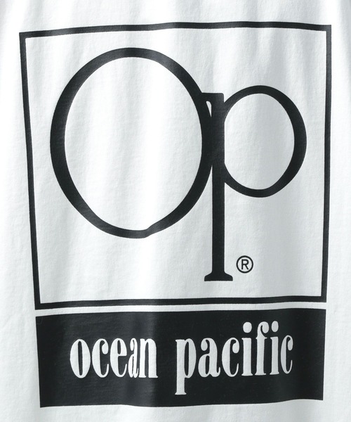 Ocean Pacific（オーシャンパシフィック）の「【Ocean Pacific(オーシャンパシフィック)】別注ロゴTシャツ（Tシャツ/カットソー・メンズ・ホワイト/ブラック・MEDIUM/LARGE）」の8枚目の写真