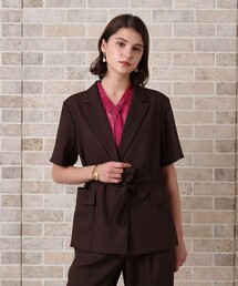 ANAYI（アナイ）の「【セットアップ対応商品】リネンライクビエラ半袖 ジャケット（その他アウター）」