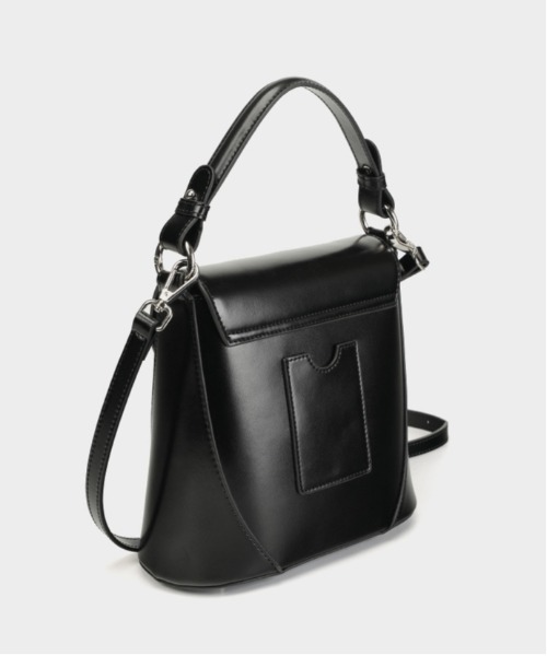 NiiNa(ニーナ)の「【 NiiNa / ニーナ 】【高品質牛革】2wayワンハンドルバケットバッグ(ショルダーバッグ・レディース・ホワイト/ブラウン/ブラック・FREE)」の4枚目の写真