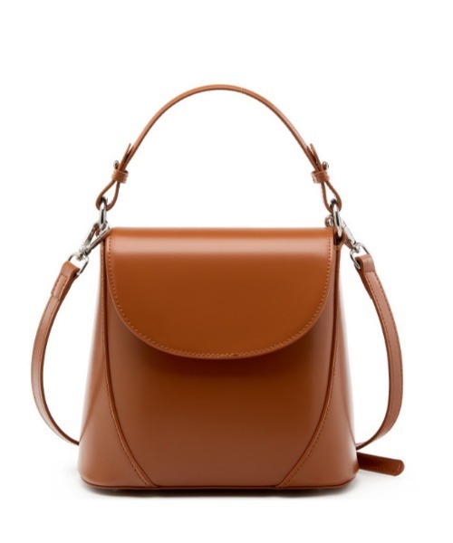 NiiNa(ニーナ)の「【 NiiNa / ニーナ 】【高品質牛革】2wayワンハンドルバケットバッグ(ショルダーバッグ・レディース・ホワイト/ブラウン/ブラック・FREE)」の10枚目の写真
