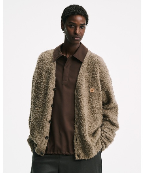 SOPHNET.（ソフネット）の「TROLL CARDIGAN（カーディガン/ボレロ・メンズ・ブラック/ベージュ・1/2/3/4/5）」の9枚目の写真