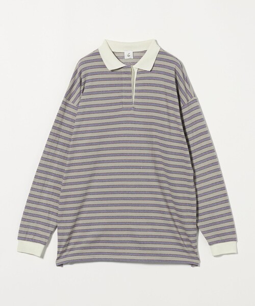ロク　６　Tシャツ ボーダー　アローズ 6(ROKU)＞コットン ボーダー ラガー（Tシャツ/カットソー）｜6