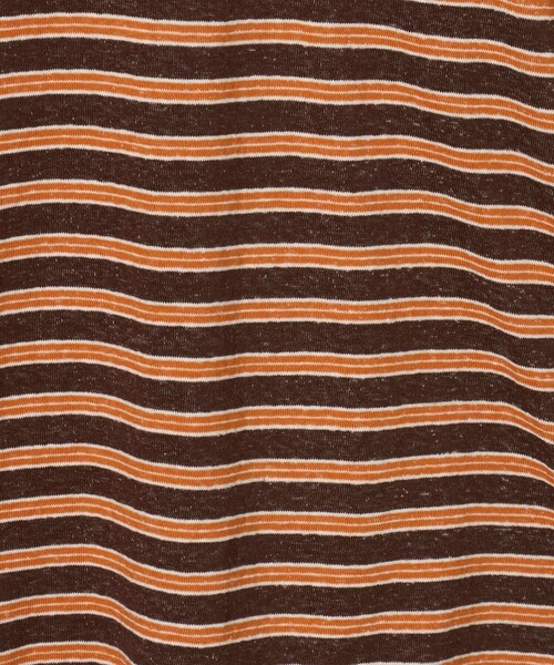 6(ROKU)＞コットン ボーダー ラガー（Tシャツ/カットソー）｜6（ロク