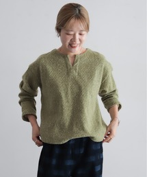 NOMBRE IMPAIR（ノンブルアンペール）の「ザックリメランジ　スキッパーP/O（Tシャツ/カットソー）」