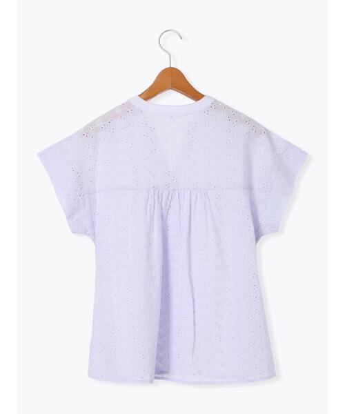 Lugnoncure（ルノンキュール）の「シフリー刺繍前開きブラウス（シャツ/ブラウス・レディース・ラベンダー/オフホワイト/チャコールグレー/ブラック・F）」の21枚目の写真