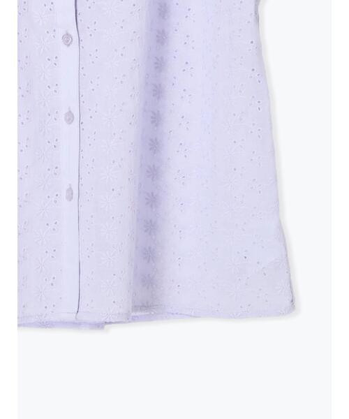 Lugnoncure（ルノンキュール）の「シフリー刺繍前開きブラウス（シャツ/ブラウス・レディース・ラベンダー/オフホワイト/チャコールグレー/ブラック・F）」の18枚目の写真