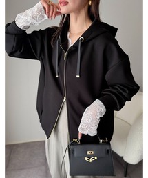 Emma Taylor | ダンボールドロストフレアヘムパーカー(パーカー)