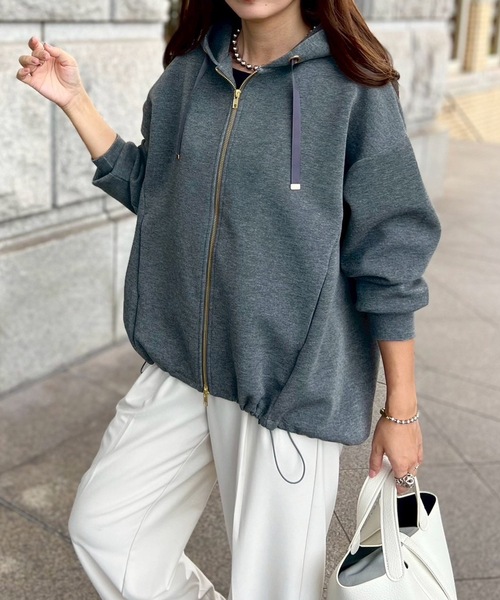 ダンボールドロストフレアヘムパーカー Emma Taylor│STYLEDOOR