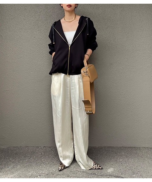 ダンボールドロストフレアヘムパーカー Emma Taylor│STYLEDOOR