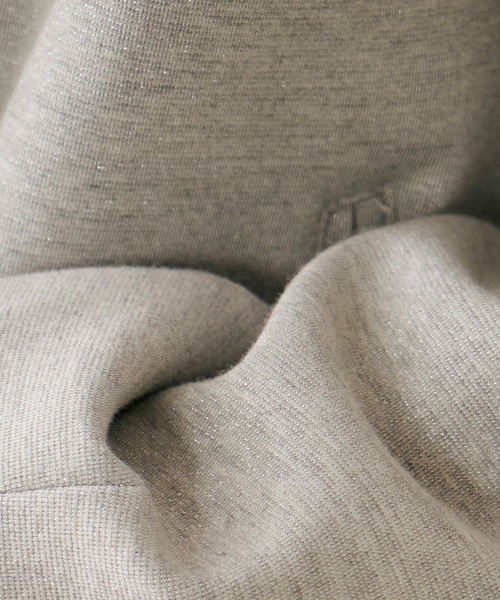 Emma Taylor（エマテイラー）の「ダンボールドロストフレアヘムパーカー（パーカー・レディース・ブラック/ライトベージュ/シルバー系/MD.Gray・FREE）」の22枚目の写真