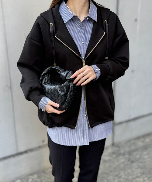 ダンボールドロストフレアヘムパーカー Emma Taylor│STYLEDOOR