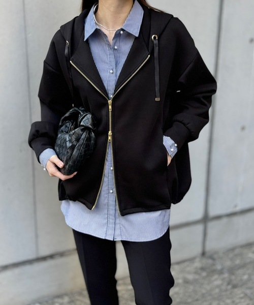 ダンボールドロストフレアヘムパーカー Emma Taylor│STYLEDOOR