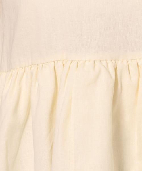 LOWRYS FARM(ローリーズファーム)の「ペプラムチュニックノースリーブ 573101(Tシャツ/カットソー・レディース・オレンジ/ブラック/アイボリー・FREE)」の14枚目の写真