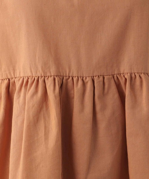 LOWRYS FARM(ローリーズファーム)の「ペプラムチュニックノースリーブ 573101(Tシャツ/カットソー・レディース・オレンジ/ブラック/アイボリー・FREE)」の15枚目の写真