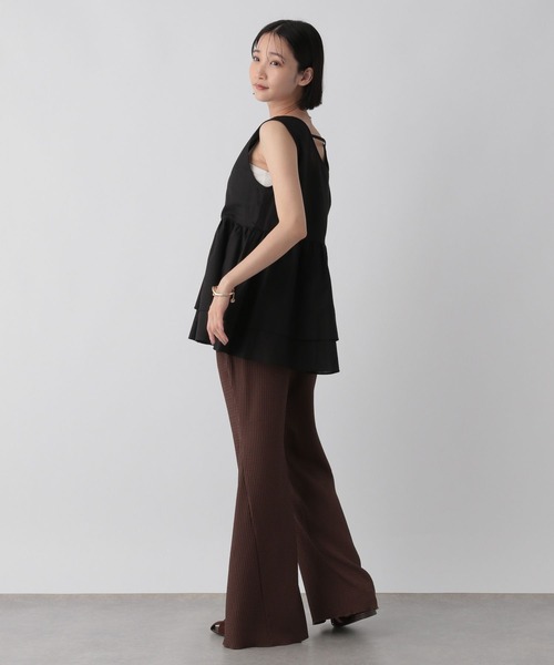 LOWRYS FARM(ローリーズファーム)の「ペプラムチュニックノースリーブ 573101(Tシャツ/カットソー・レディース・オレンジ/ブラック/アイボリー・FREE)」の17枚目の写真