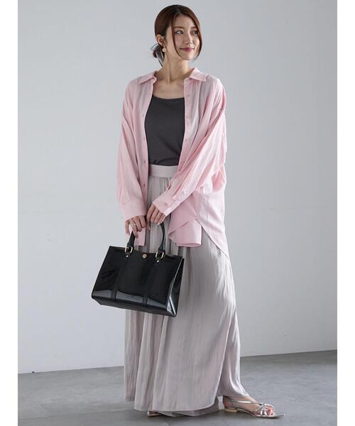 Te chichi（テチチ）の「前後2WAYテレコタンクトップ（タンクトップ・レディース・ブラック/シルバー/チャコールグレー/ブラウン/ネイビー・F）」の10枚目の写真