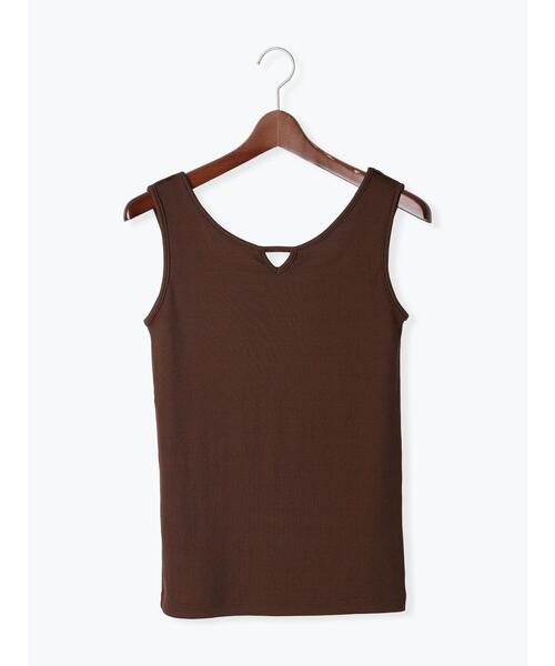 Te chichi（テチチ）の「前後2WAYテレコタンクトップ（タンクトップ・レディース・ブラック/シルバー/チャコールグレー/ブラウン/ネイビー・F）」の17枚目の写真