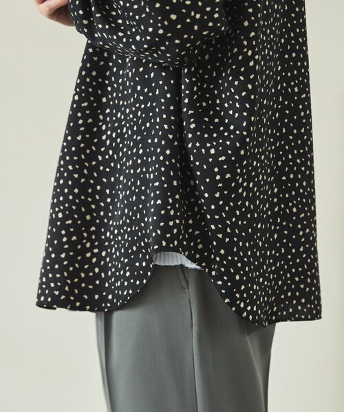 EDIFICE（エディフィス）の「パターンデシンスタンドカラーシャツ（シャツ/ブラウス・メンズ・ブラック/ブラックミックス/ホワイト/ネイビー・SMALL/MEDIUM/LARGE）」の15枚目の写真