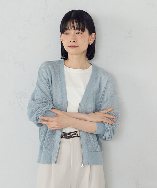 COMME CA ISM（コムサイズム）の「ビットフックゴム ベルト（ベルト・レディース・ブラック/ブラウン・FREE）」の2枚目の写真