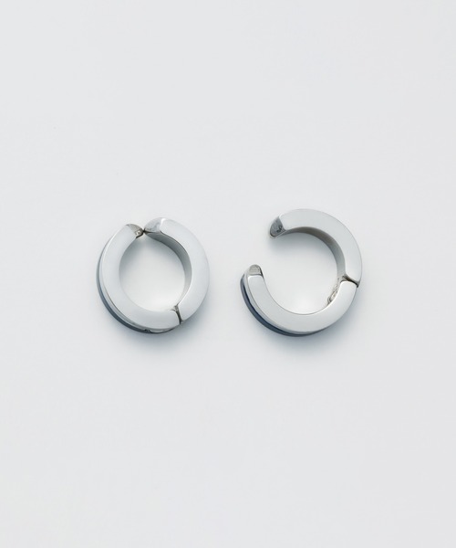 WYZ surgical stainless(ダブリューワイジィーサージカルステンレス)の「【 金属アレルギー対応 】ラインフープイヤリング サージカルステンレス(両耳用)(イヤリング・メンズ・シルバー/ゴールド/ブルー・FREE)」の17枚目の写真
