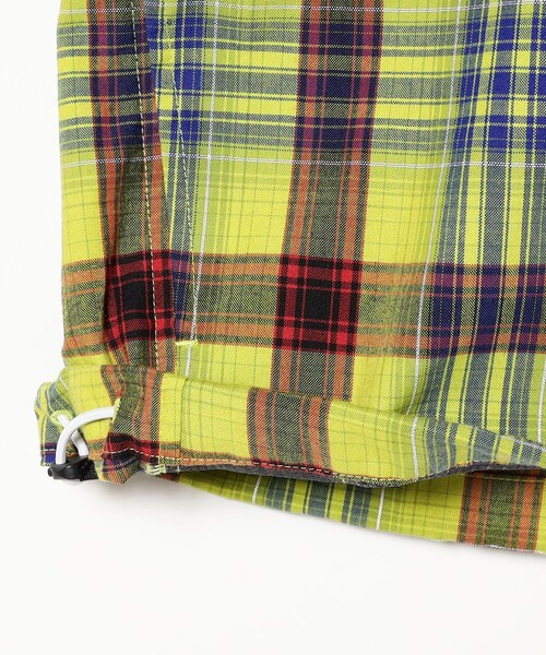 BEAMS（ビームス）の「ワイドフィット リフレクター チェック フードシャツ（シャツ/ブラウス・メンズ・ネイビー/イエロー・S/M/L/XL）」の12枚目の写真