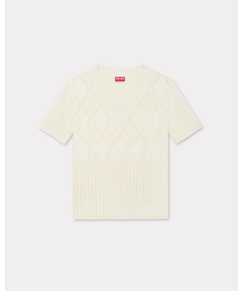 KENZO（ケンゾー）の「ショート スリーブ ニット トップ（その他トップス・レディース・ホワイト系その他・SMALL）」の3枚目の写真